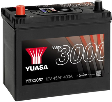 Автомобильный аккумулятор Yuasa 12V 45Ah SMF Battery Japan YBX3057 (1) (YBX3057)