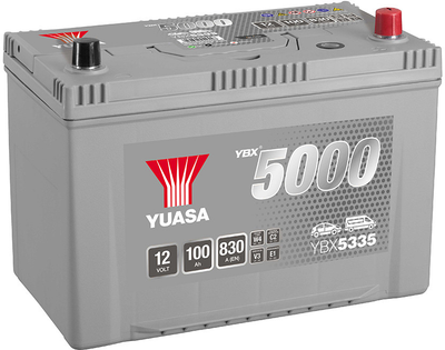 Автомобильный аккумулятор Yuasa 12V 100Ah Silver High Performance Battery Japan YBX5335 (0) (YBX5335)