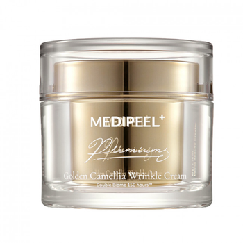 Крем Medi Peel Peptide 9 Golden Camellia Wrinkle Cream с экстрактом золота для упругости и борьбы со старением кожи 50 мл