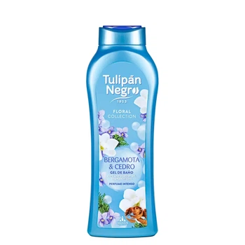 Парфумований гель для душу "Бергамот та кедр" Tulipan Negro Bath And Shower Gel 650 мл