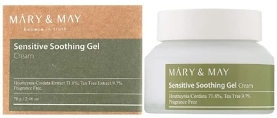 Заспокійливий крем-гель Mary&May Sensitive Soothing Gel Blemish Cream 70 мл