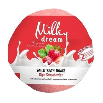 Бомбочка для ванни Milky Dream Стигла полуниця 100 г