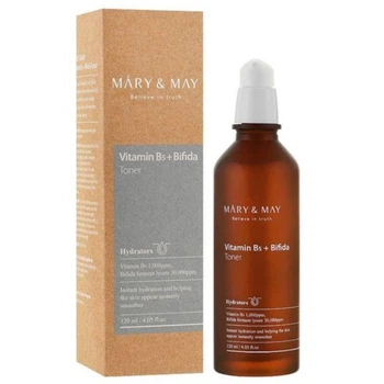 Тонер для обличчя з біфідобактеріями та вітаміном B5 Mary&May Vitamine B5 + Bifida Toner 120 мл