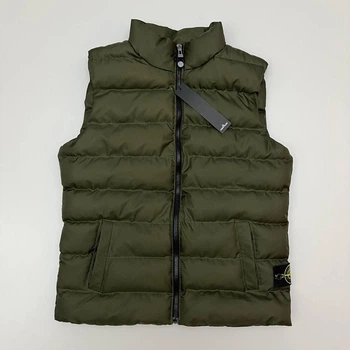 Жилетка Stone Island чоловіча весняна осіння безрукавка Стон Айленд хакі, розмір S