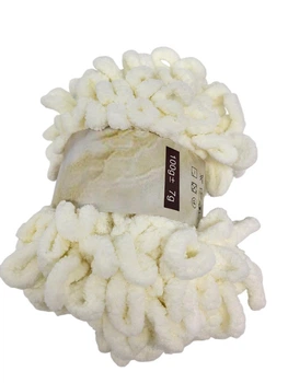Пряжа "Puffy" 100гр біла