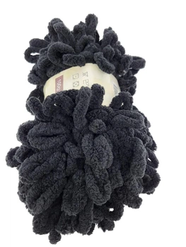 Пряжа "Puffy" 100гр чорна