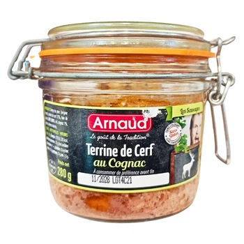Паштет Arnaud Terrine de Cerf au Cognac з оленини 280 г