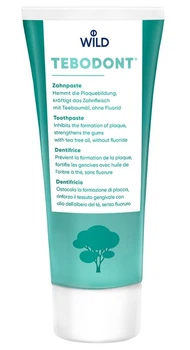 Зубная паста с маслом чайного дерева без фтора Dr. Wild Tebodont Dentifrice 75 мл