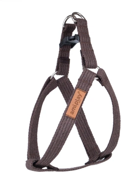 Регульовані шлейки для собак Amiplay Cotton XL Коричневі (5907563206441)