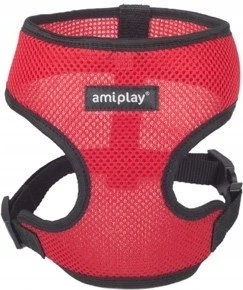 Шлейки для собак Amiplay Scout Air S Червоні (5907563248779)