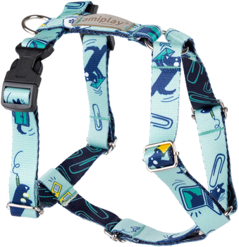 Шлейки для собак Amiplay Amik Guard OfficeDog S Сині (5907563309685)