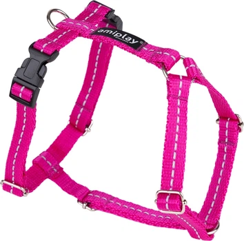Шлейки для собак Amiplay Reflective Guard M Рожеві (5907563306363)