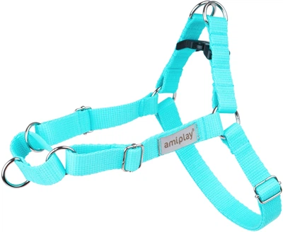 Шлейки для собак Amiplay Samba Easy Go XL Бірюзові (5907563278929)