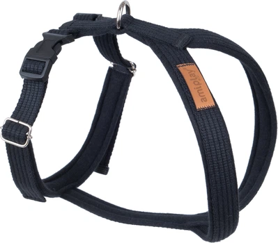 Шлейки для собак Amiplay Cotton Grand Soft M Чорні (5907563231122)