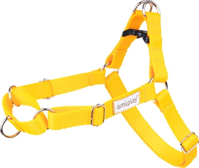 Шлейки для собак Amiplay Samba Easy Go L Жовті (5907563278905)