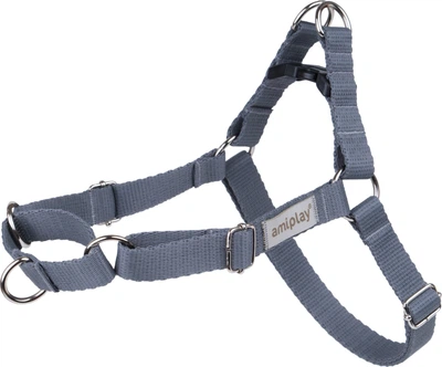 Шлейки для собак Amiplay Samba Easy Go L Сірі (5907563278851)