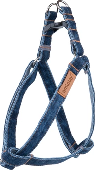 Шлейки для собак Amiplay Denim S Темно-сині (5907563271654)