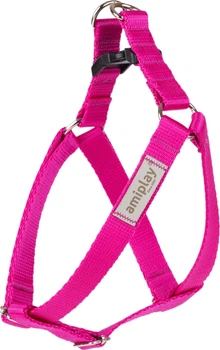Регульовані шлейки для собак Amiplay Samba L Рожеві (5907563302556)