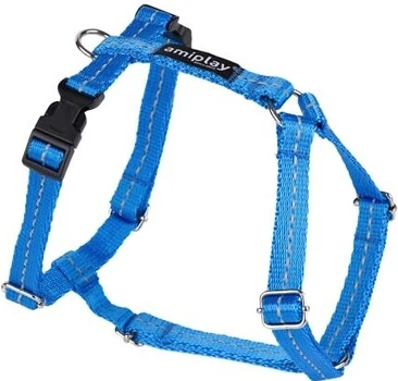 Шлейки для собак Amiplay Reflective Guard M Сині (5907563306356)