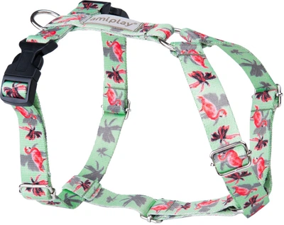 Шлейки для собак Amiplay BeHappy Guard Flamingo XL (5907563282810)