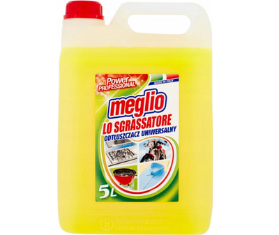 Płyn odtłuszczający w kuchni Meglio Sgrassatore Lemon 5 l (8002015002866)