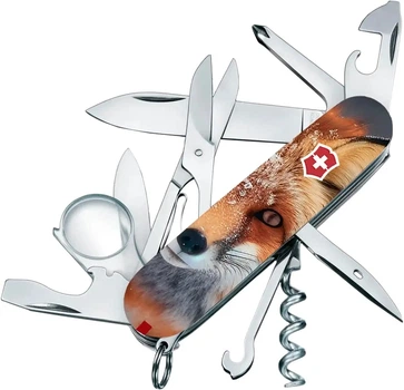 Ніж складаний, мультитул Victorinox Explorer Animal (91мм, 17 функцій), лисиця 1.6703.7.F1060pw