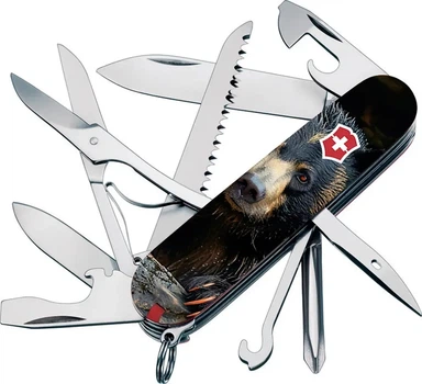 Ніж складаний, мультитул Victorinox Fieldmaster Animal (91мм, 16 функцій), ведмідь 1.4713.3.F1100pw