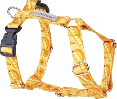 Шлейки для собак Amiplay BeHappy Guard Banana XL Жовті (5907563282803)