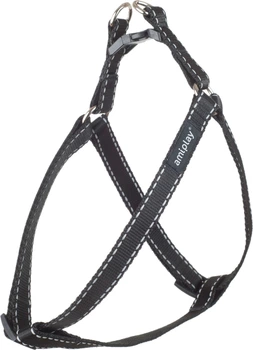 Регульовані шлейки для собак Amiplay Reflective L Чорні (5907563215894)