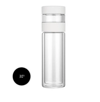 Заварювальний термос з дисплеєм Xiaomi QUANGE Intelligent Tea Separator Cup White (SJ020501)