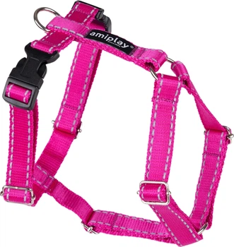 Szelki dla psów Amiplay Reflective Guard L Różowe (5907563306400)