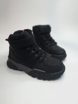 Зимние ботинки Clibee 589-1 black черные р.32-21 см