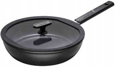 Сковорода Fiskars Hard Face з кришкою 28 см (6424002020004)