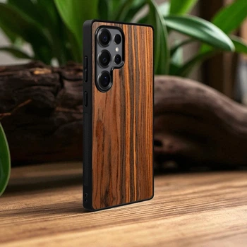 Накладка SkinBacker Wood для Samsung Galaxy S25 Ultra Палисандр (80174)