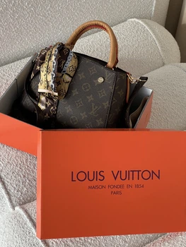 Сумка Louis Vuitton Braided Handle Montaigne Handbag Monogram mini коричневый клатч Луи Виттон MDR