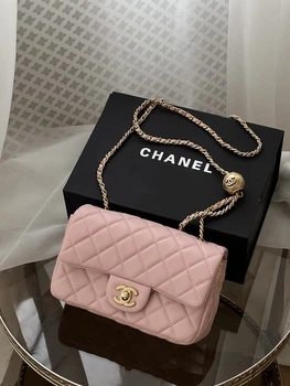 Сумка женская Classic 1.55 Small Single Flap Premium розовый через плече
