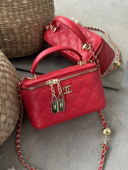 Сумка жіноча клатч Classic Lambskin червоне барило