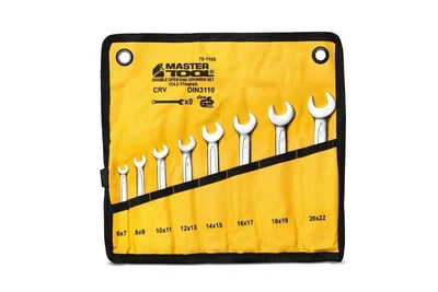 Ключі ріжкові Mastertool PROFI COLD STAMPED набір 8 шт (6х7-20х22 мм) CrV DIN3110 70-1108