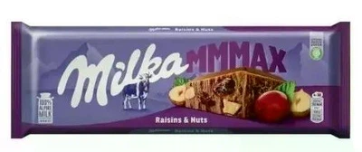Шоколад молочний Milka MMMax Raisins & Nuts 270 г