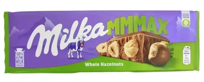 Шоколад молочний Milka MMMax Whole Hazelnuts 270 г