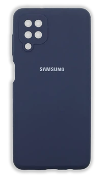 Чохол Silicone Cover Full Cam Samsung A12 SM-A125F/M12 Dark Blue