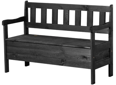 Ławka ogrodowa ze skrzynią Kadax Gravet K9766