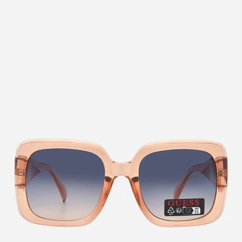 Солнцезащитные очки женские Guess Square 453847913 Коричневые (1159849524)
