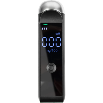 Высокоточный алкотестер с аккумулятором бесконтактный Bodasan MR10 Black (18569)