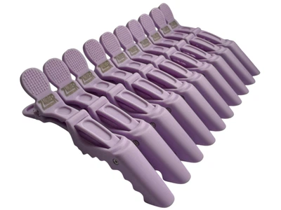 Зажим для волос «Крокодил» пластиковый (лиловый) Zauber-manicure 06-092B-10