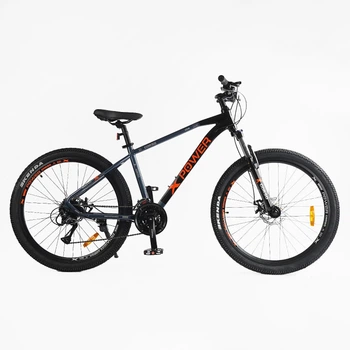Велосипед горный алюминиевый CORSO «X-Power» 27.5 дюймов, рама 17" (Черно-оранжевый)