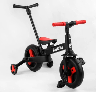Детский велосипед-трансформер 4 в 1 Best Trike со сьемными педалями (Красный)
