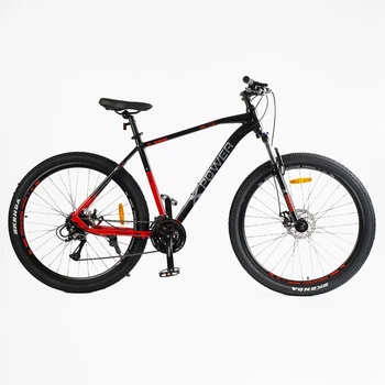 Велосипед горный алюминиевый CORSO «X-Power» 29 дюймов, рама 21" (Черно-красный)