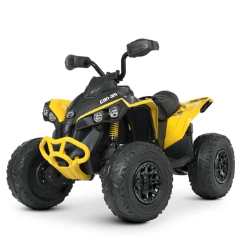 Детский электроквадроцикл 4WD 140W Bambi M 5001EBLR (Желтый)