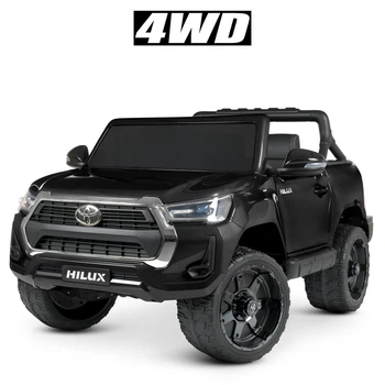Детский электромобиль джип Toyota Hilux 4WD Bambi M 4919EBLRS (Черный)